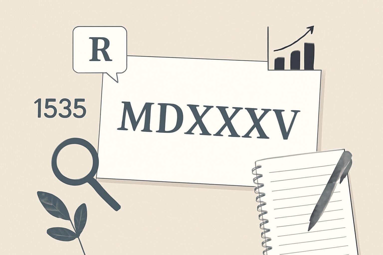 Roman Numerals: 1535