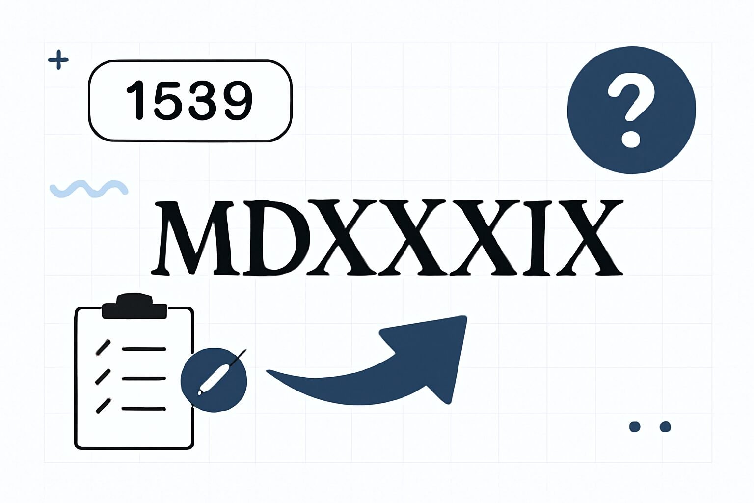 Roman Numerals: 1539