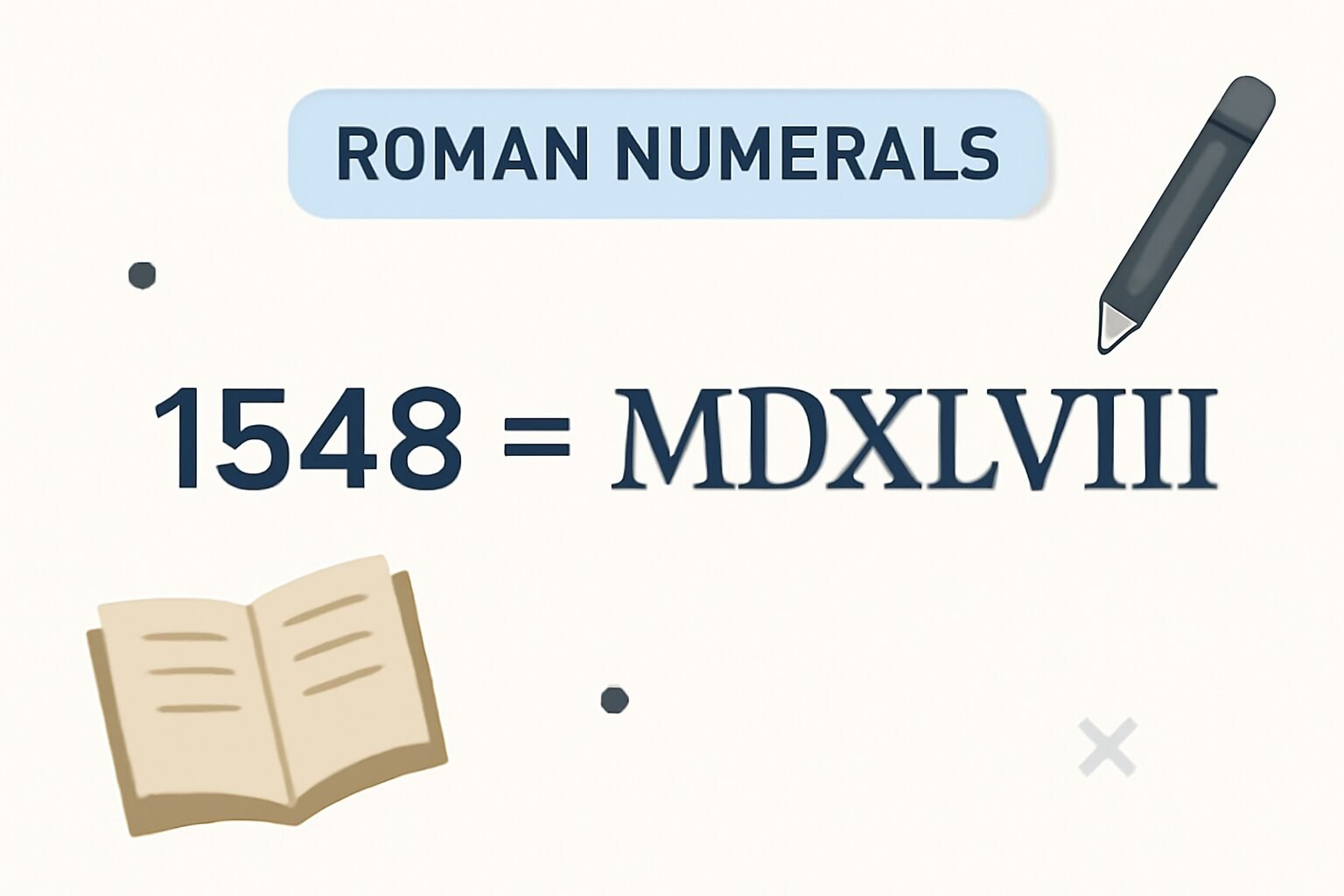 Roman Numerals: 1548