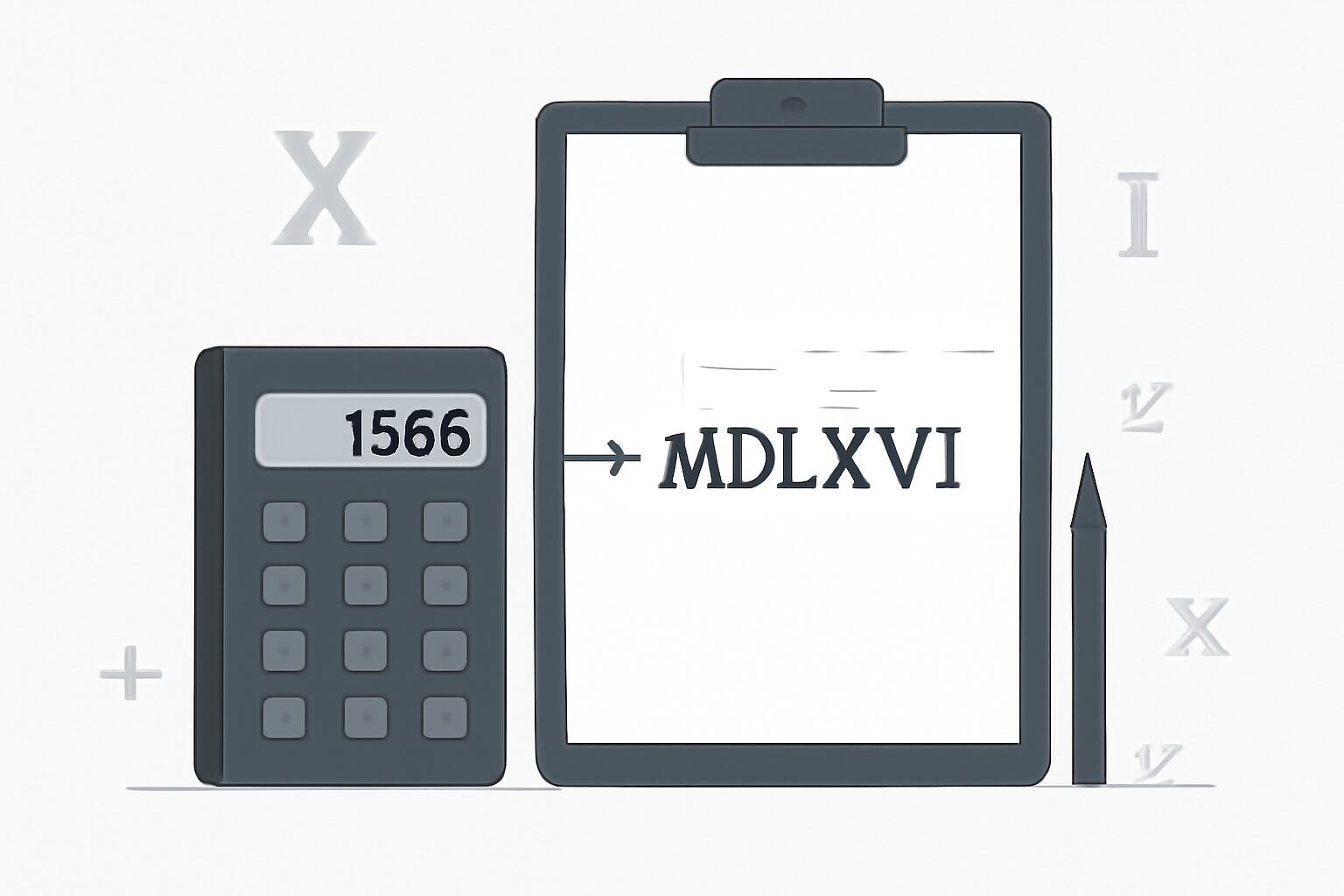 Roman Numerals: 1566