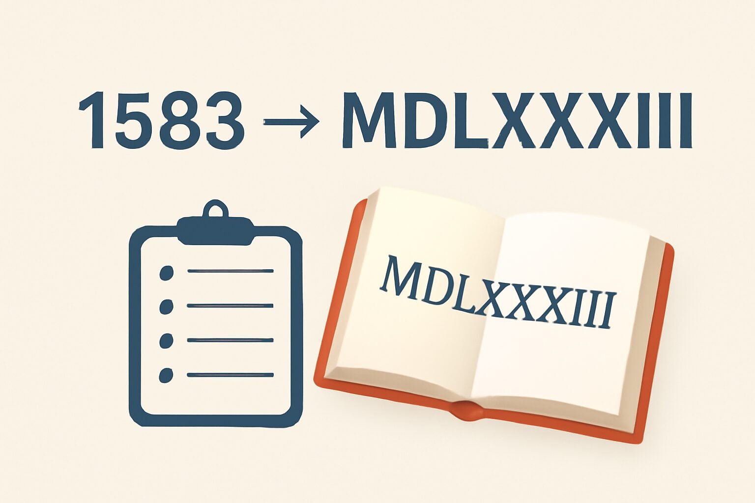 Roman Numerals: 1583