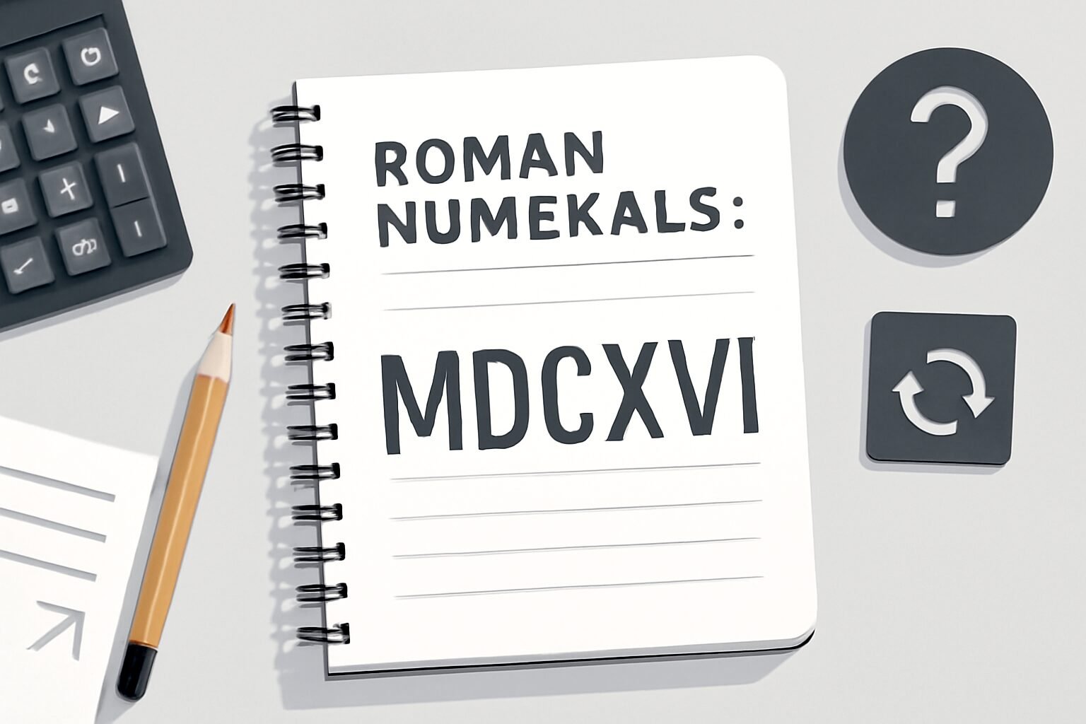 Roman Numerals: 1616