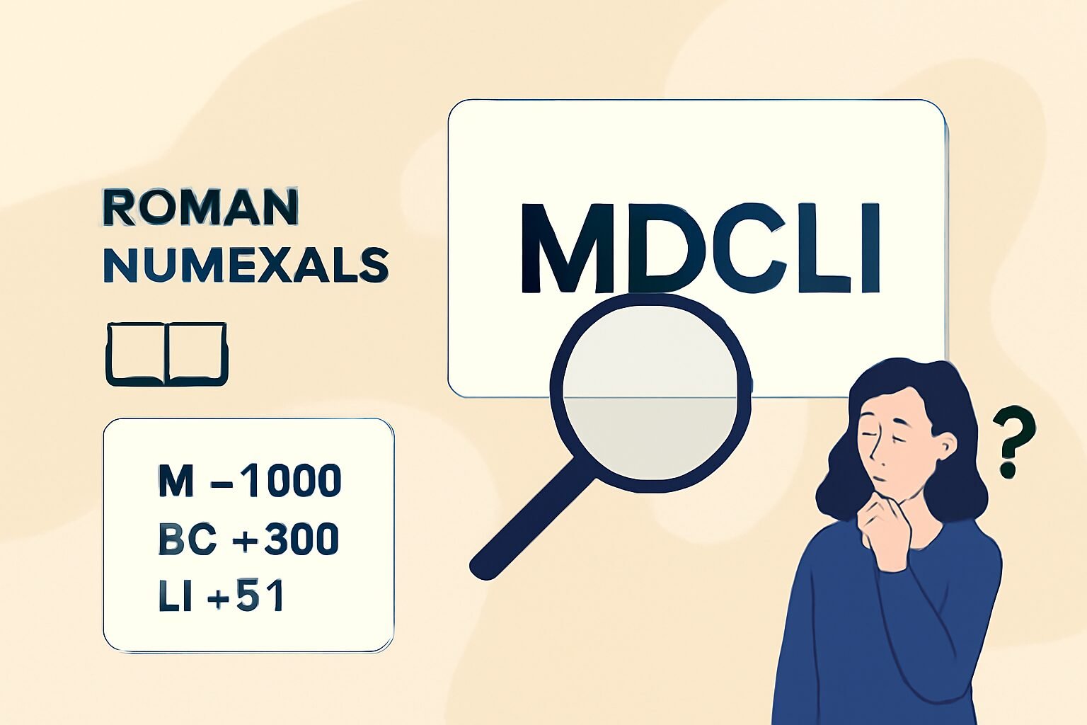 Roman Numerals: 1651