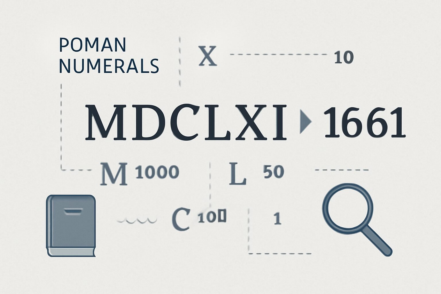 Roman Numerals: 1661