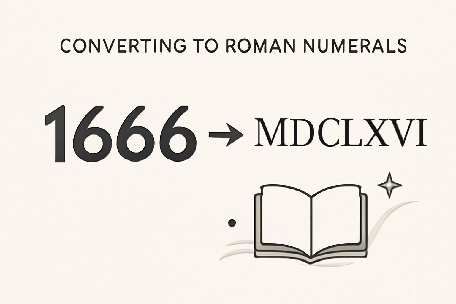 Roman Numerals: 1666