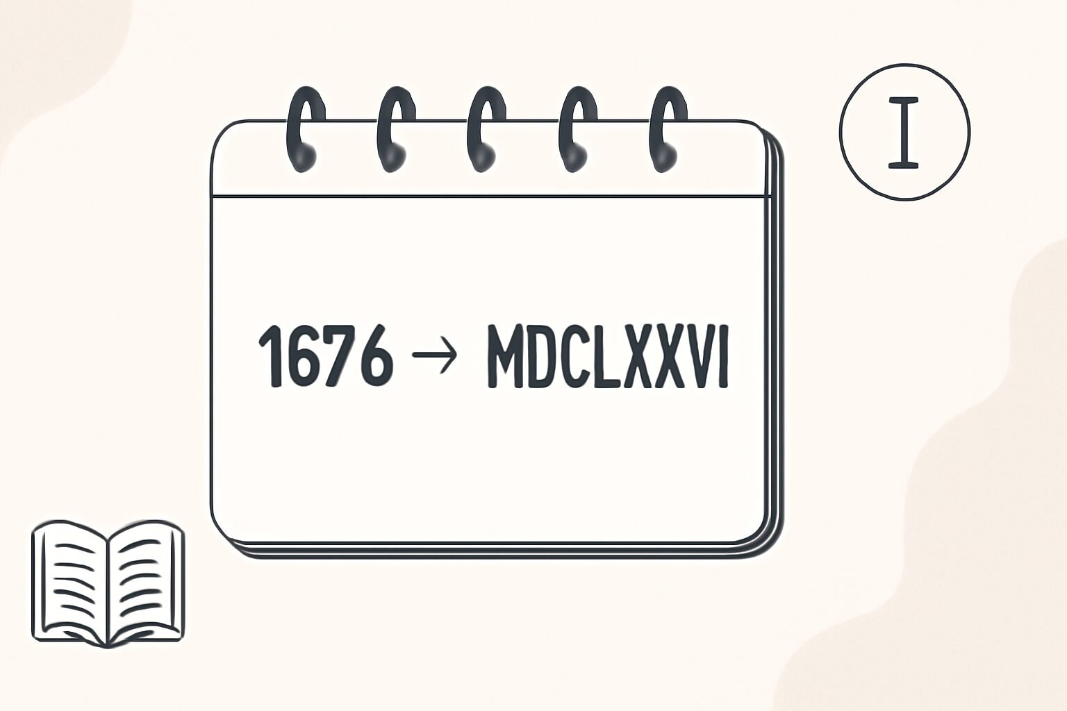 Roman Numerals: 1676