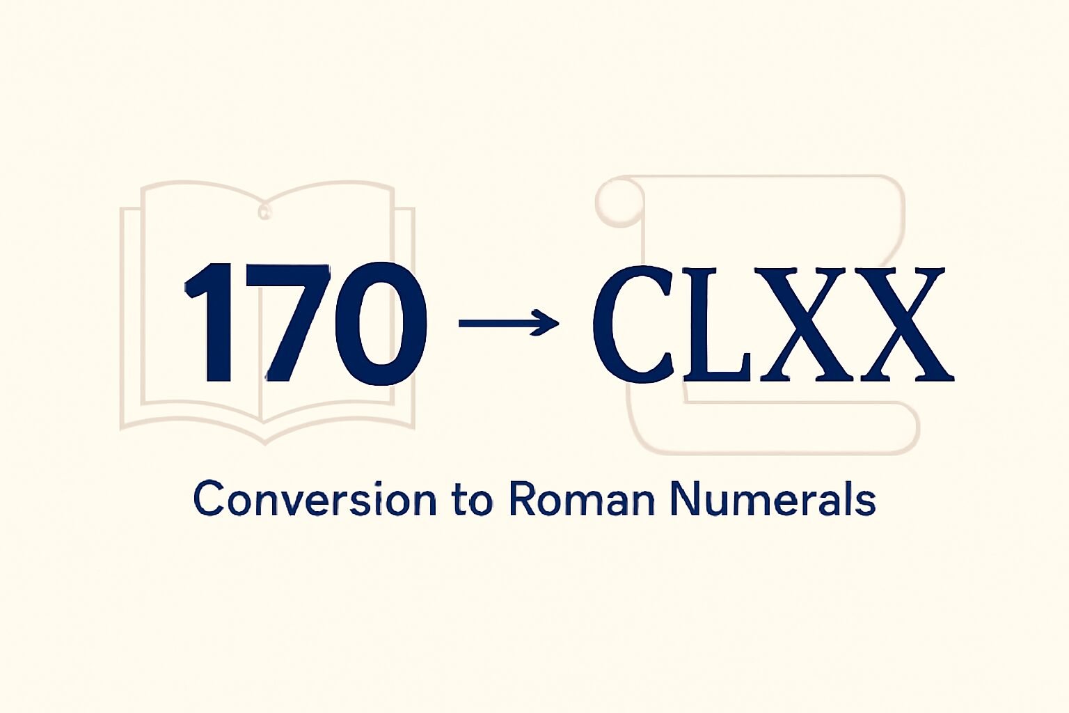 Roman Numerals: 170