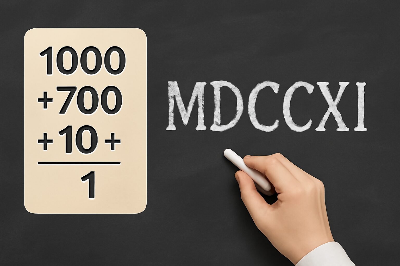 Roman Numerals: 1711