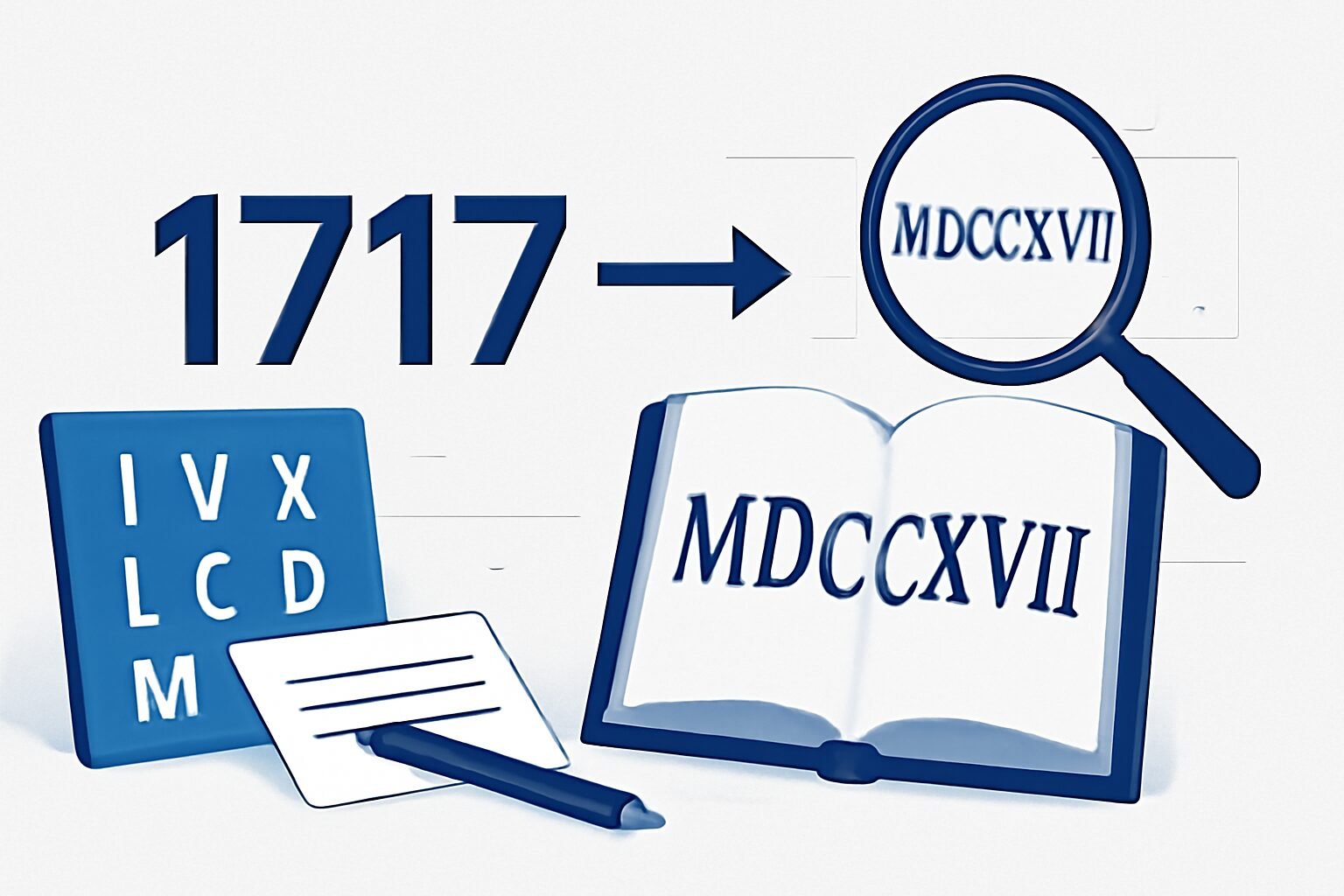 Roman Numerals: 1717