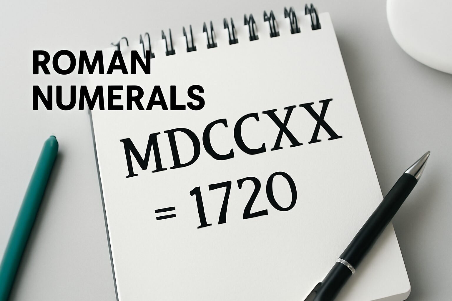Roman Numerals: 1720