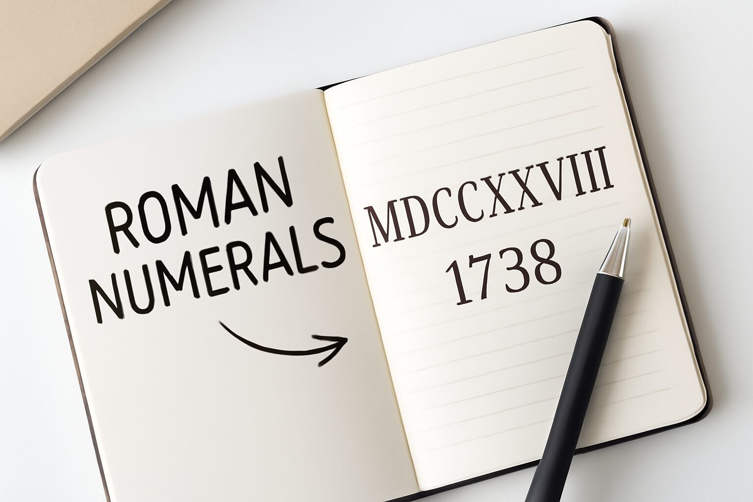 Roman Numerals: 1738