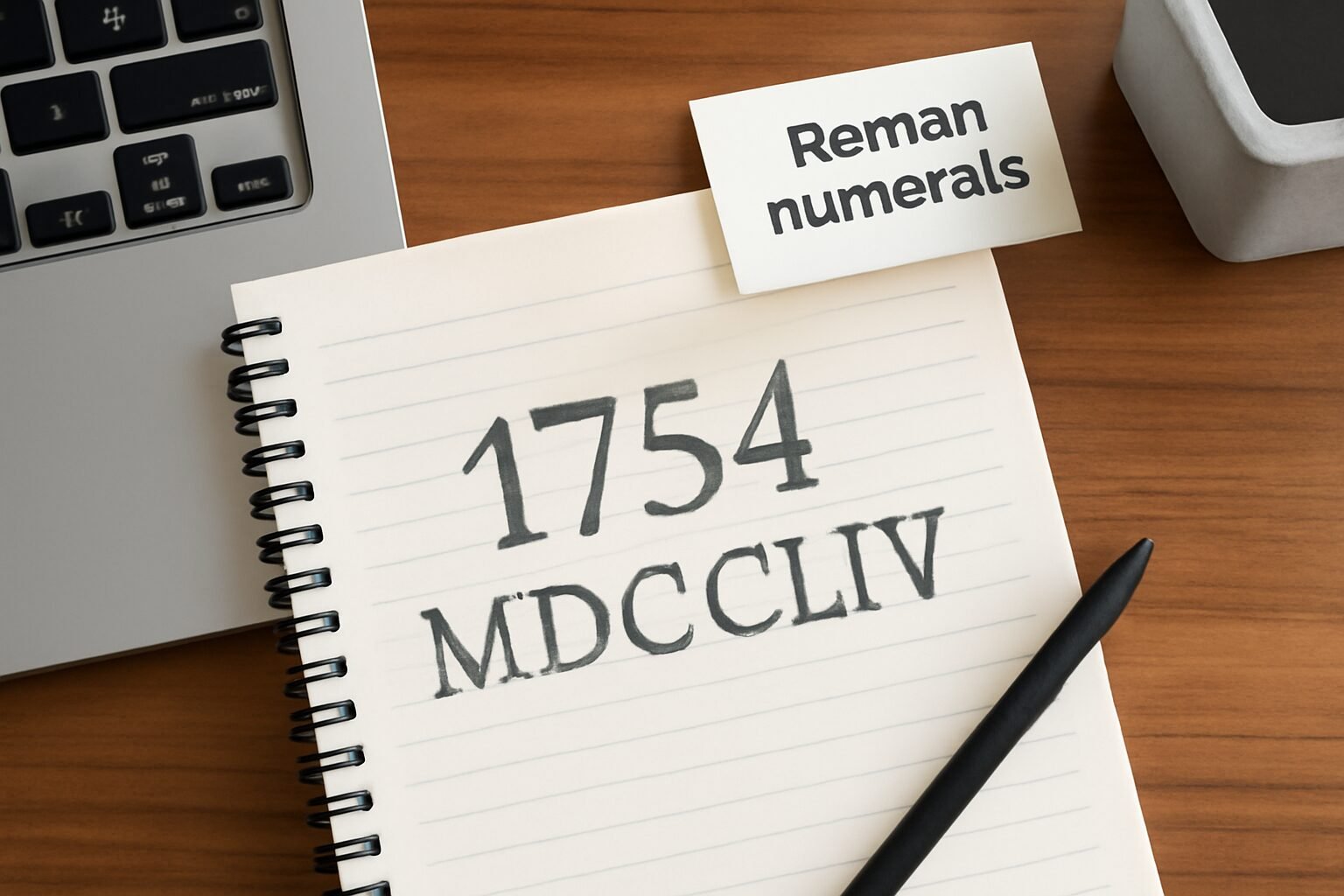 Roman Numerals: 1754