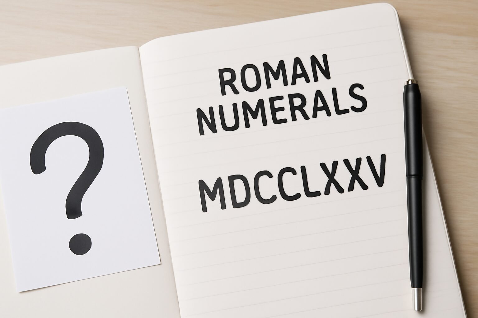 Roman Numerals: 1775