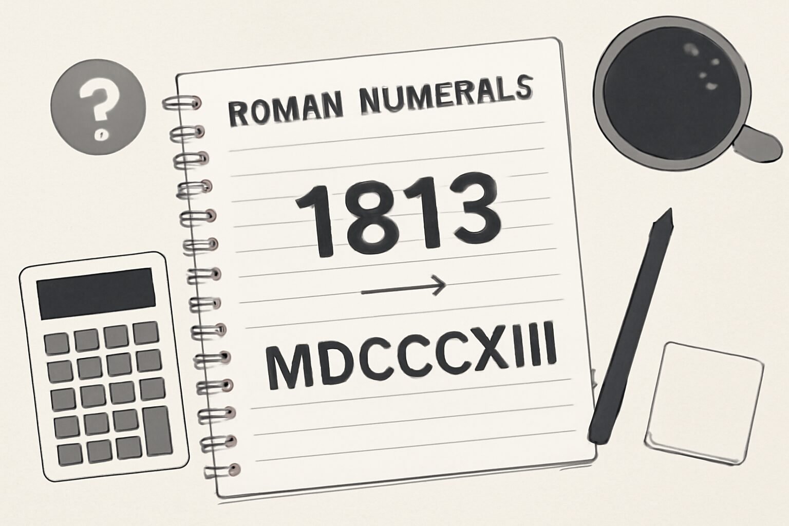 Roman Numerals: 1813