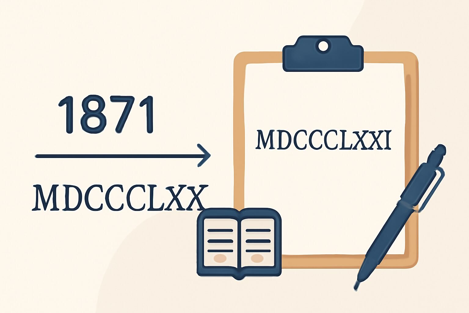 Roman Numerals: 1871