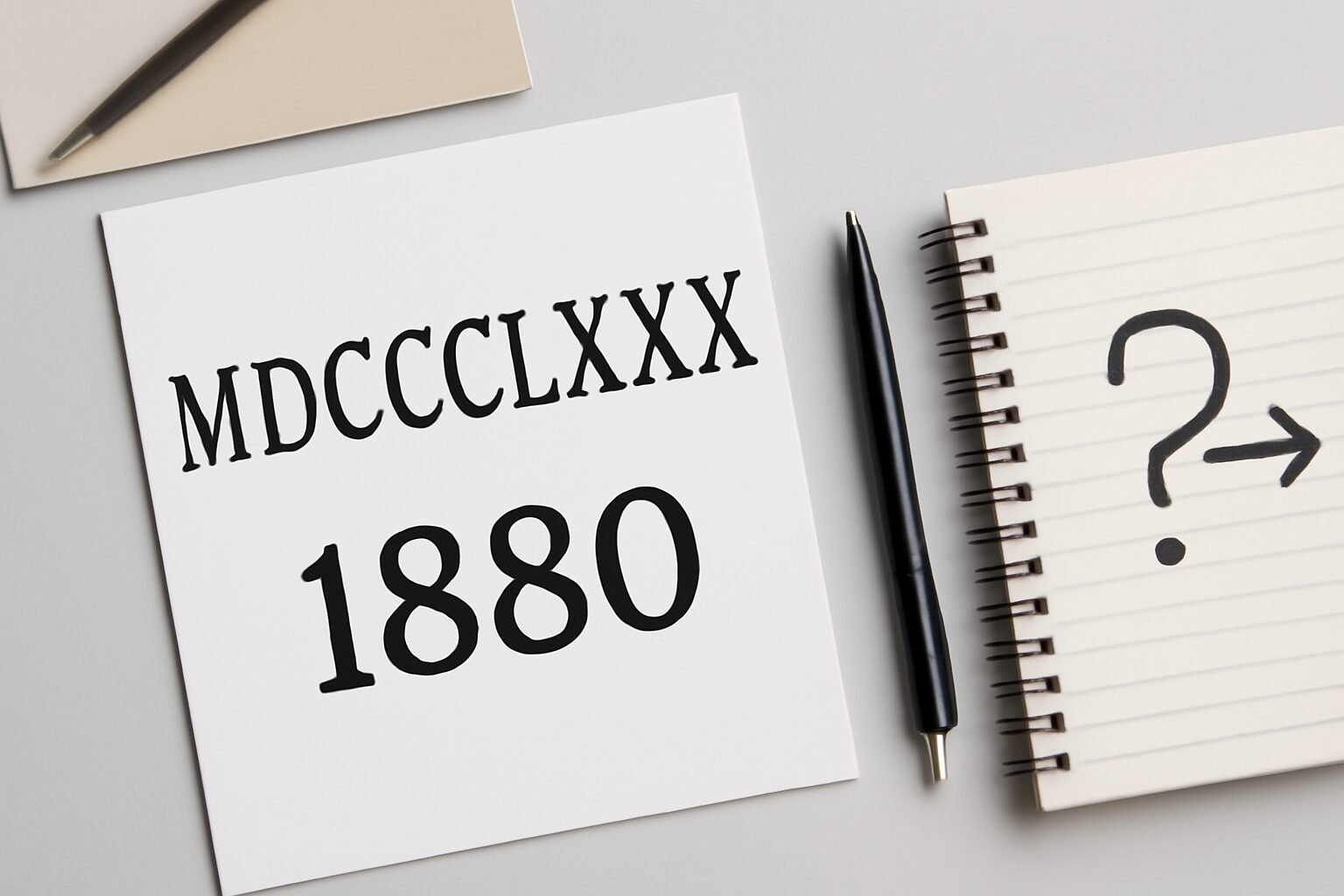 Roman Numerals: 1880