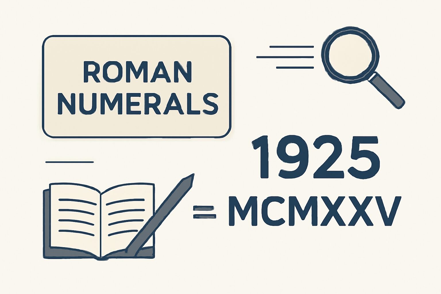 Roman Numerals: 1925