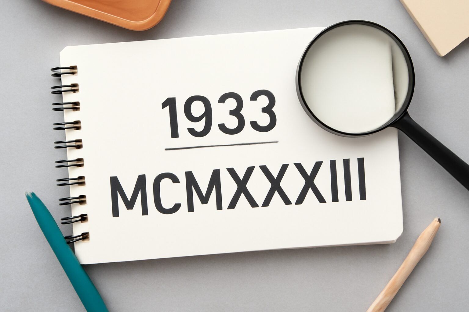 Roman Numerals: 1933