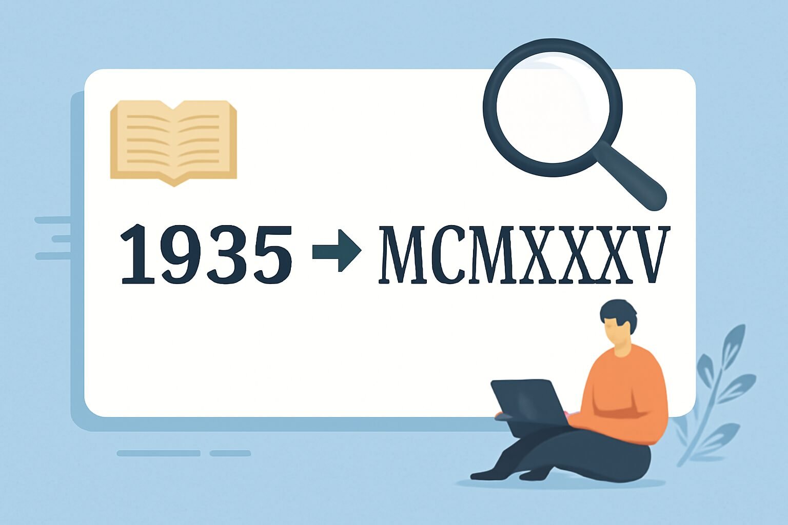Roman Numerals: 1935
