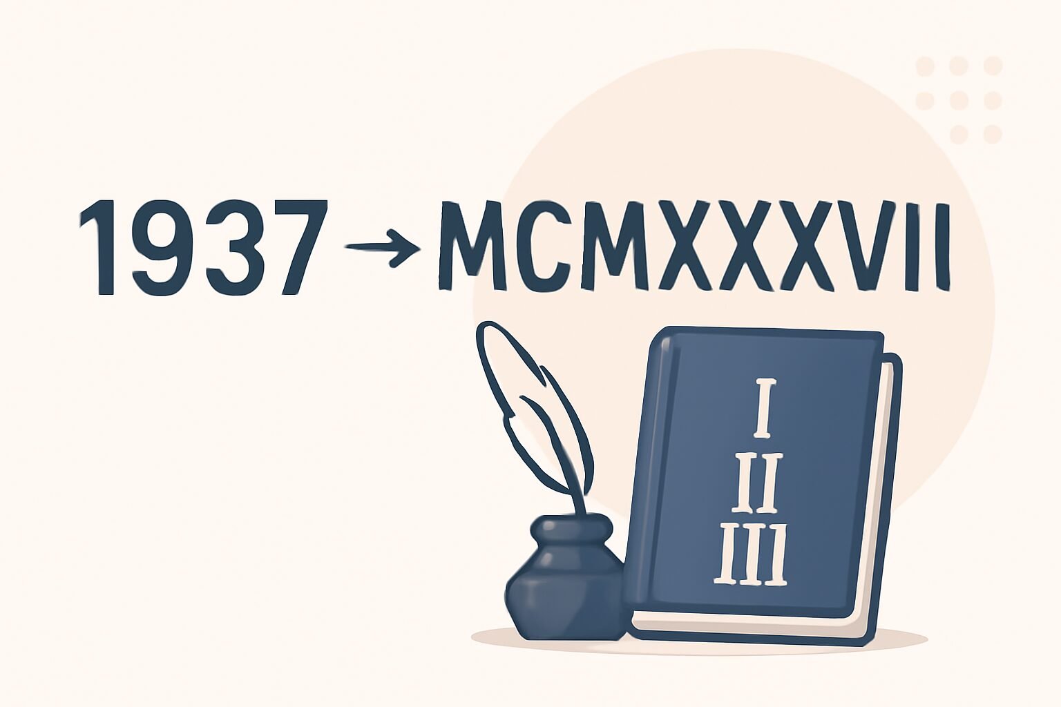 Roman Numerals: 1937