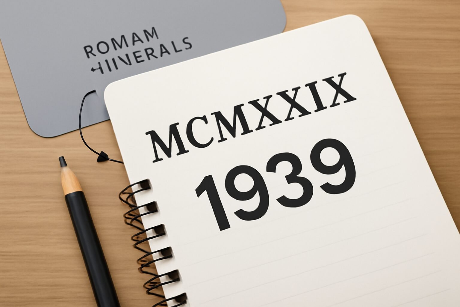 Roman Numerals: 1939