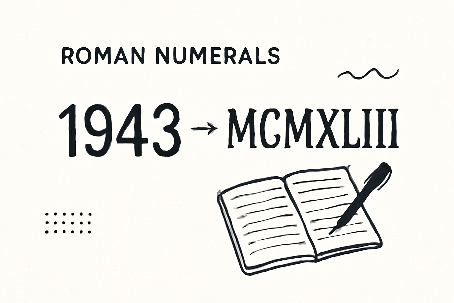 Roman Numerals: 1943