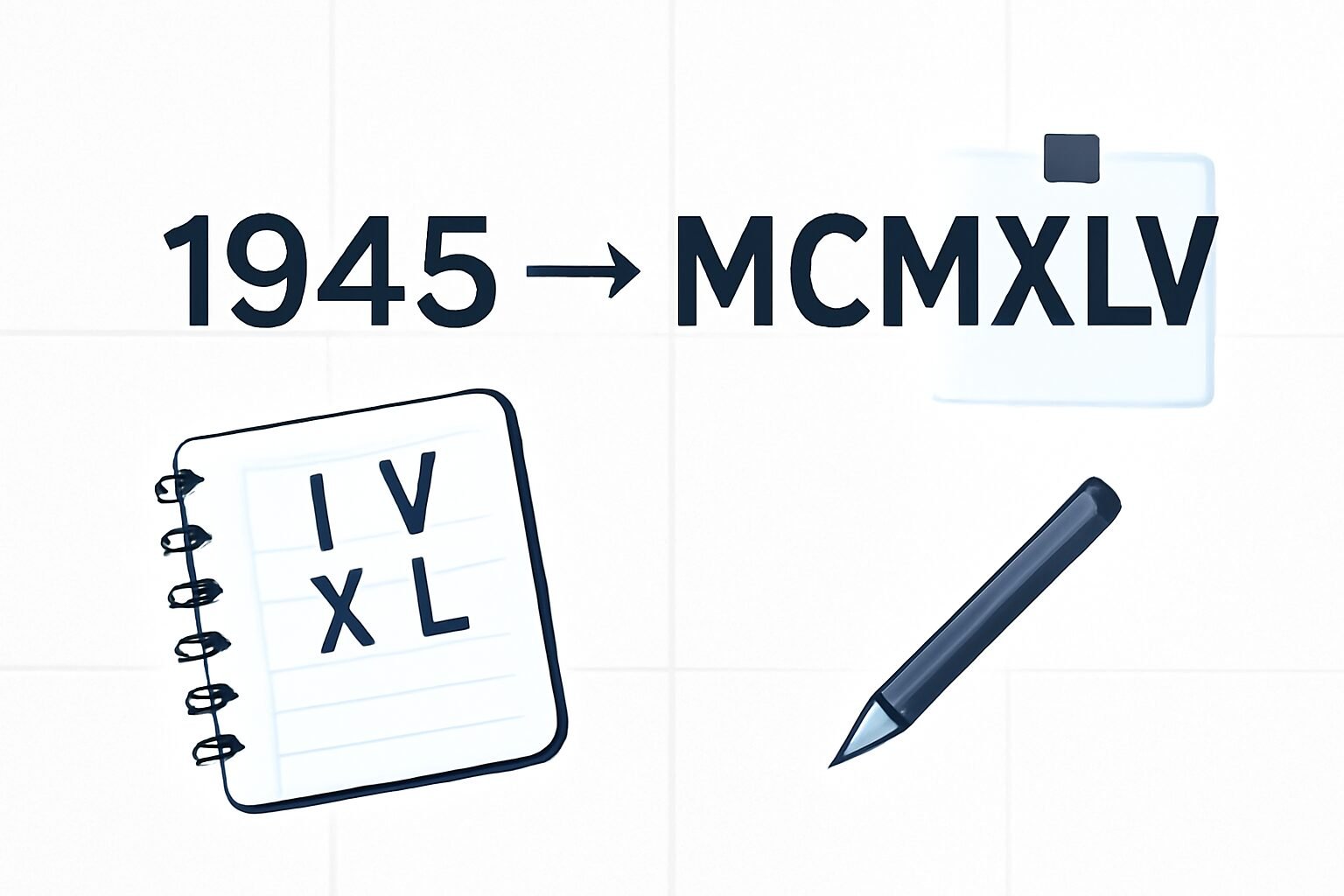 Roman Numerals: 1945
