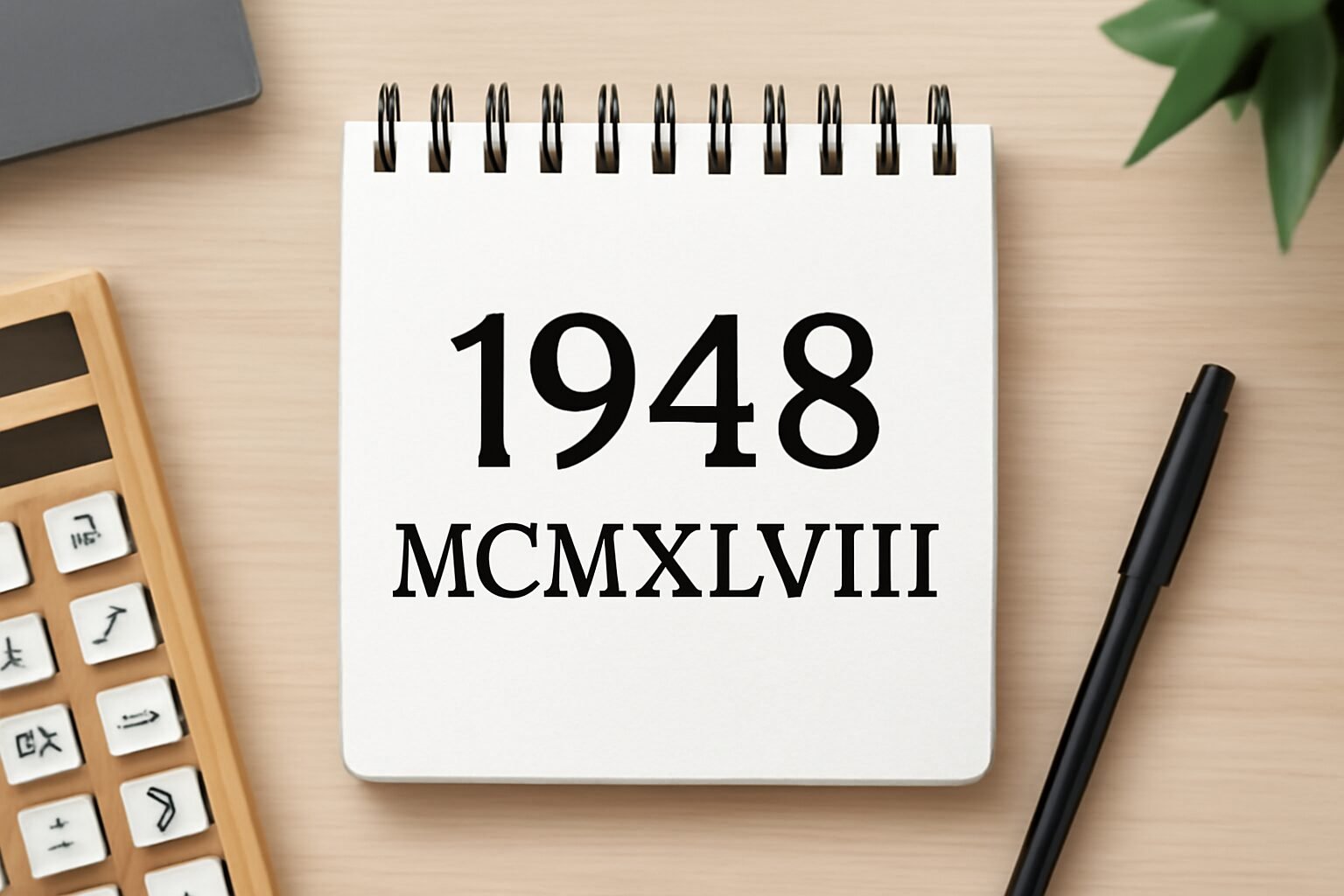 Roman Numerals: 1948
