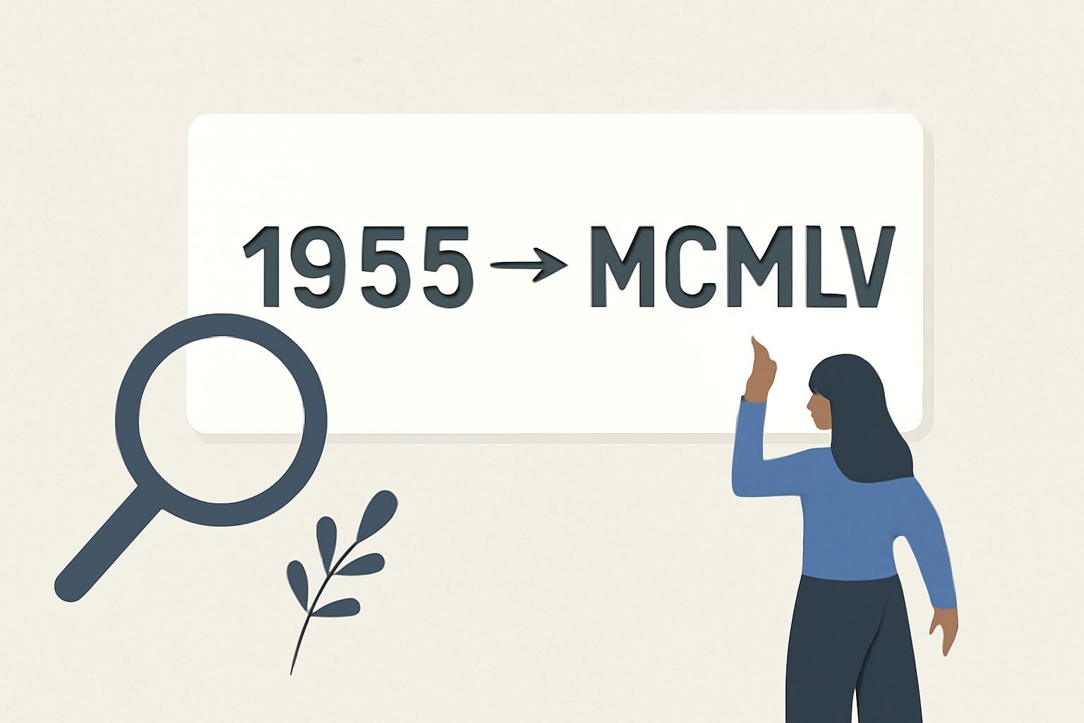 Roman Numerals: 1955