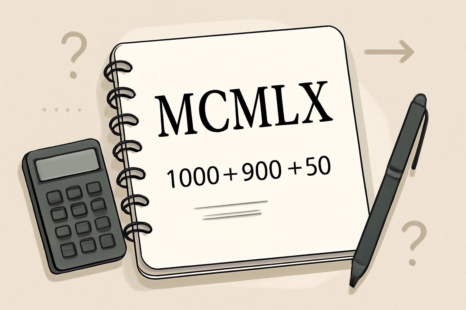 Roman Numerals: 1960