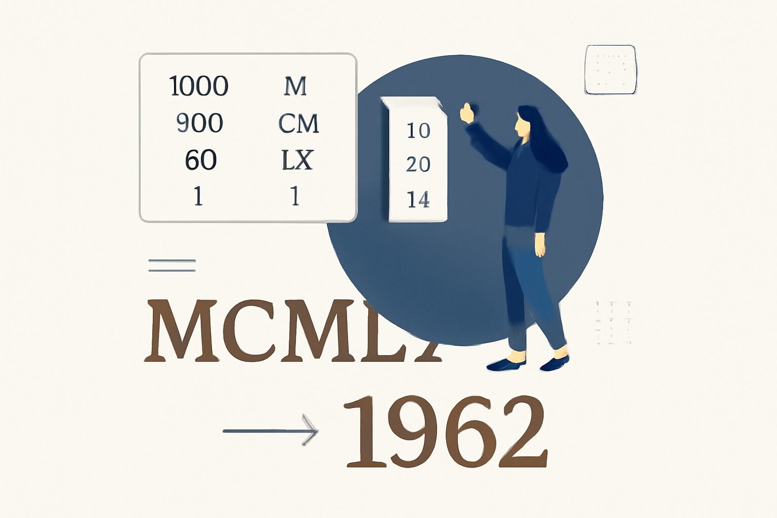 Roman Numerals: 1962