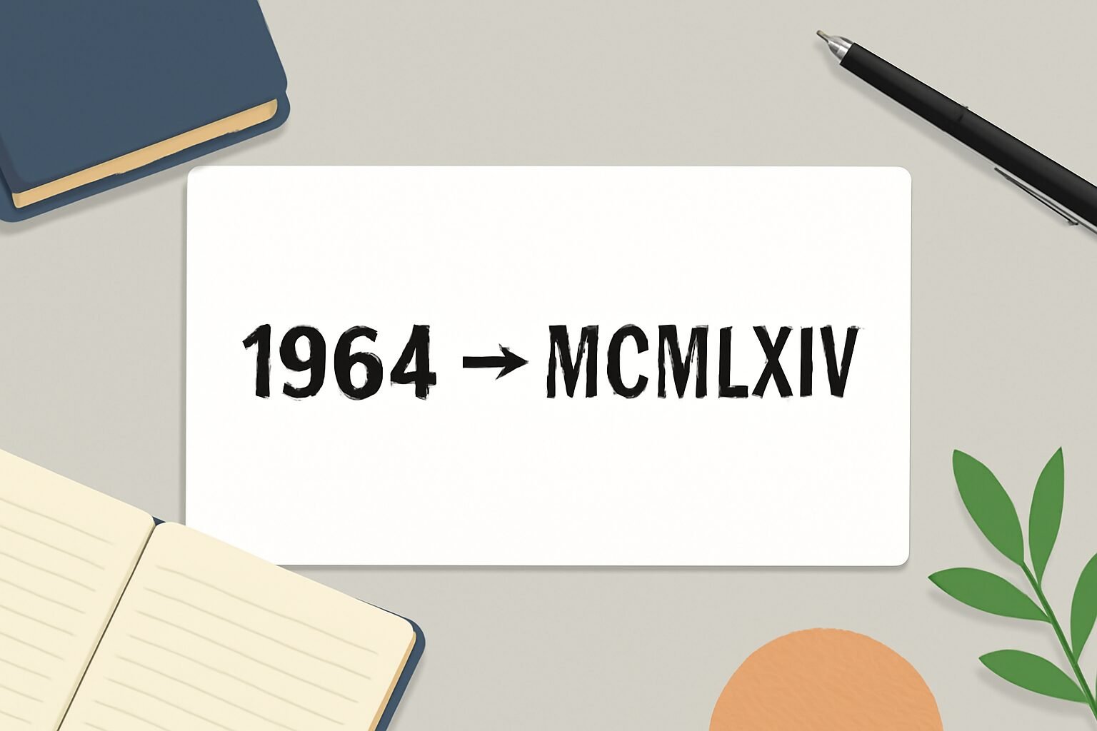 Roman Numerals: 1964