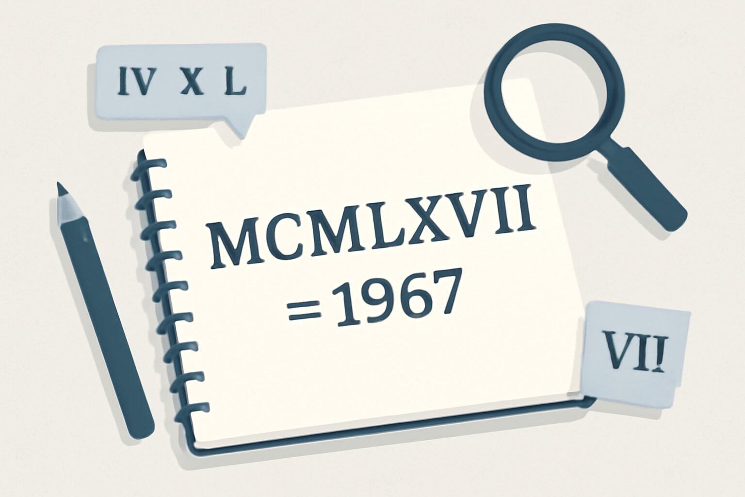Roman Numerals: 1967