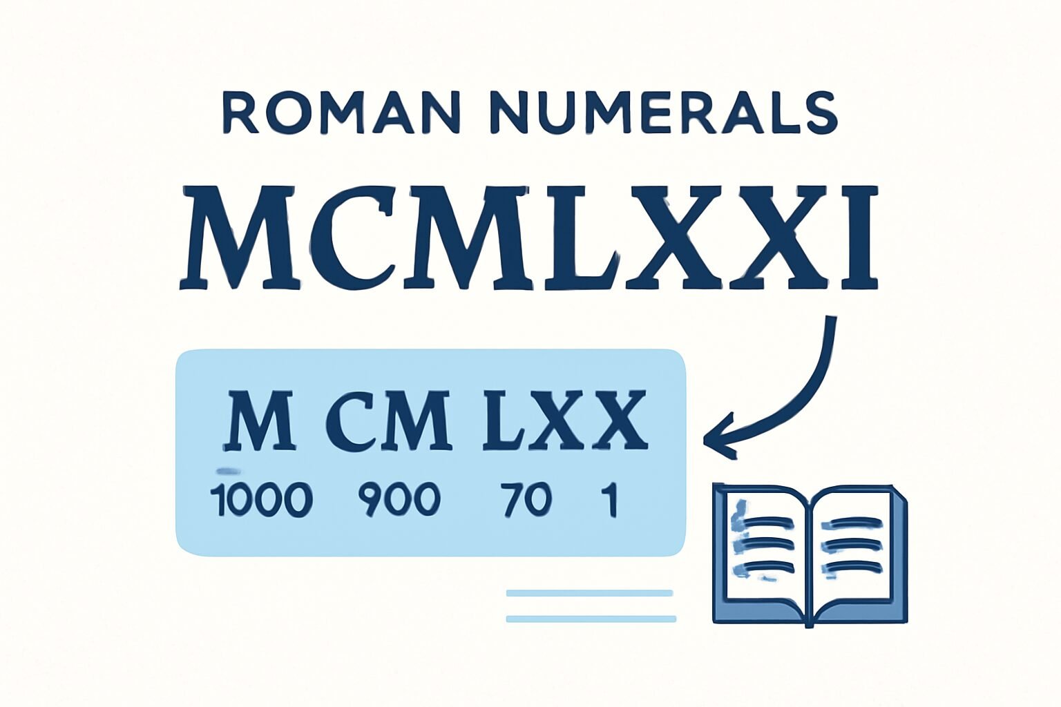Roman Numerals: 1971