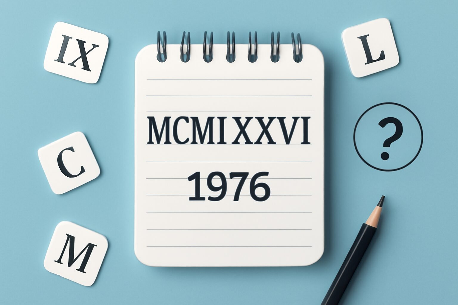 Roman Numerals: 1976
