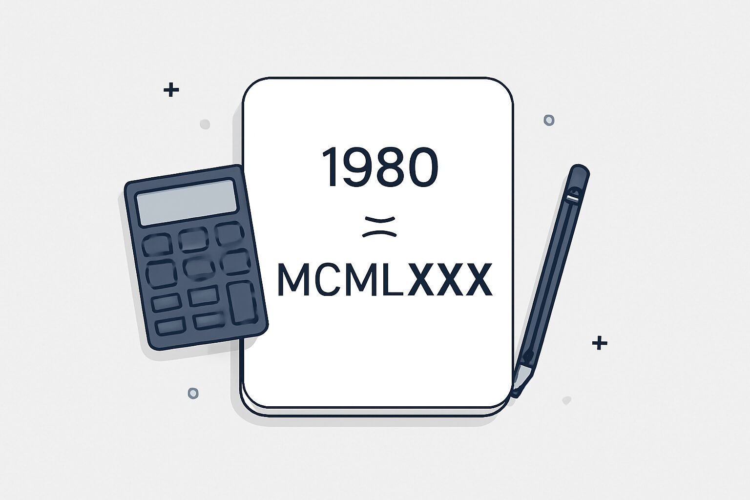Roman Numerals: 1980