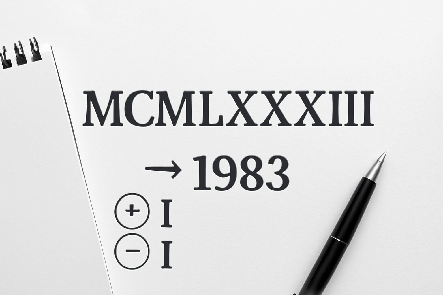Roman Numerals: 1983