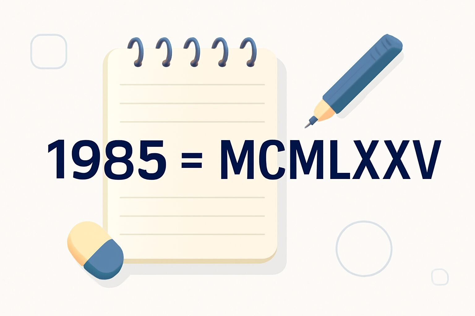 Roman Numerals: 1985