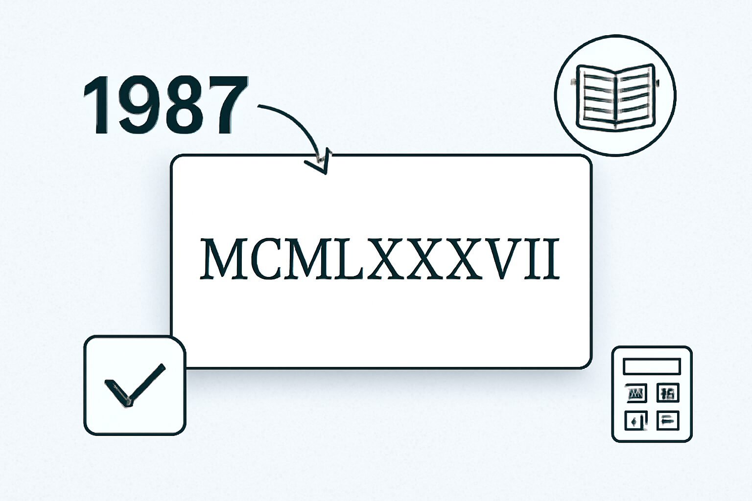 Roman Numerals: 1987