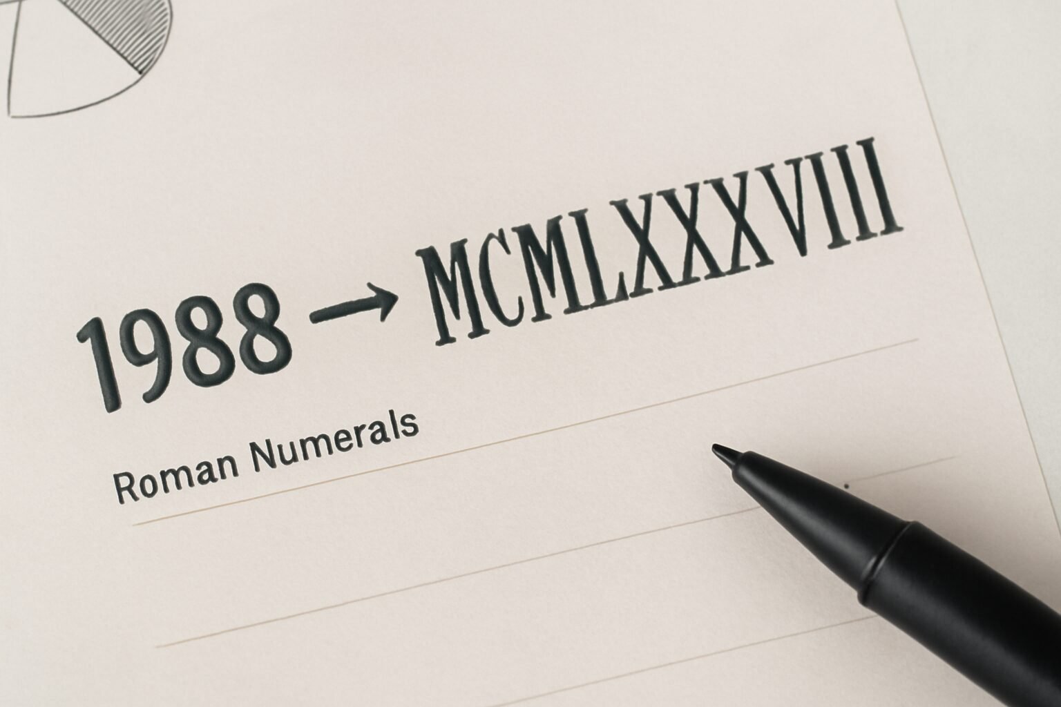 Roman Numerals: 1988