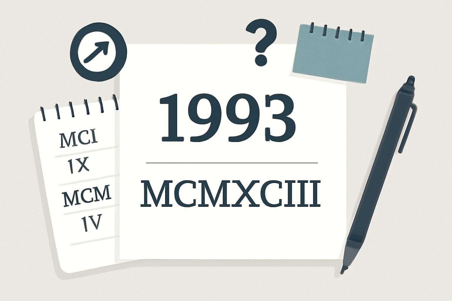 Roman Numerals: 1993