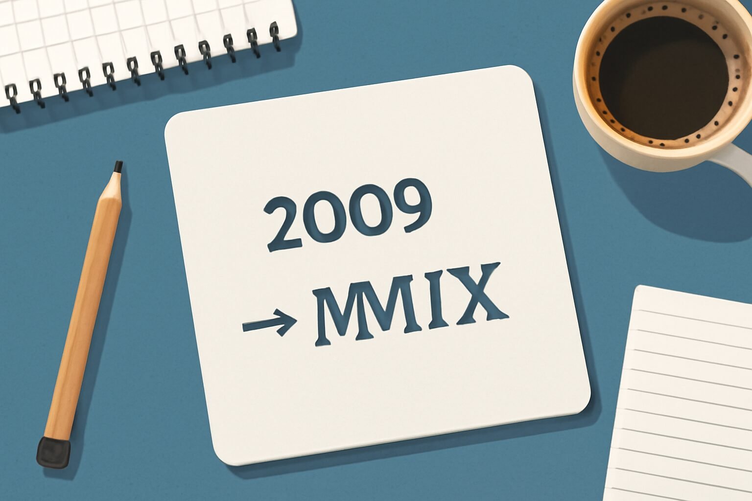 Roman Numerals: 2009