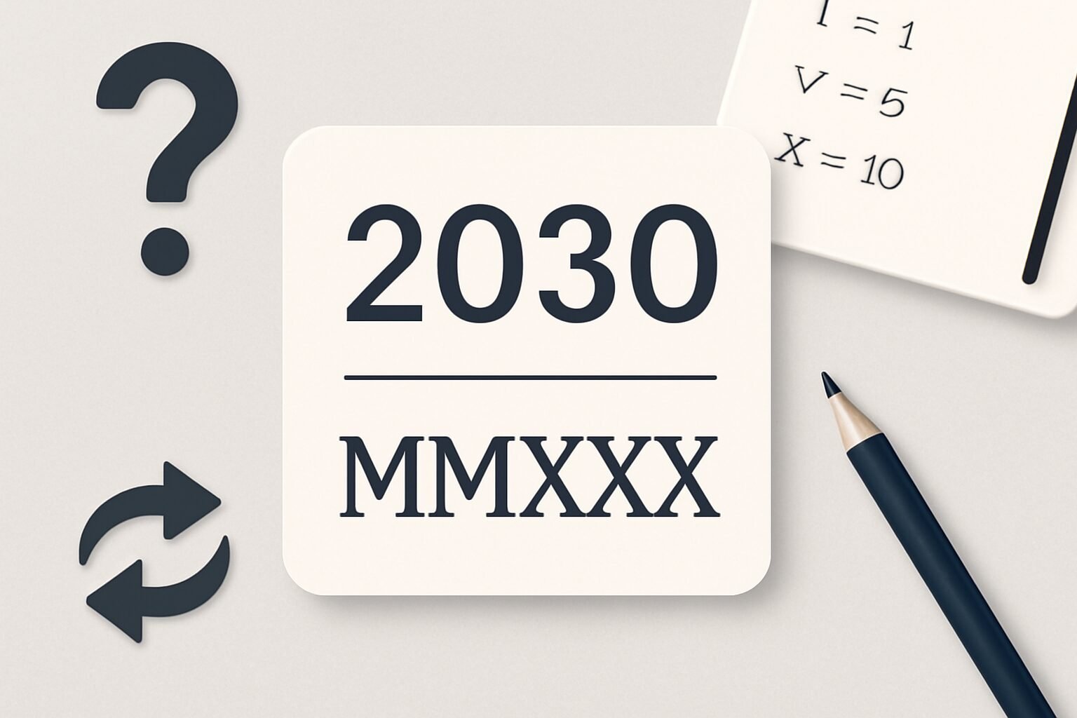 Roman Numerals: 2030