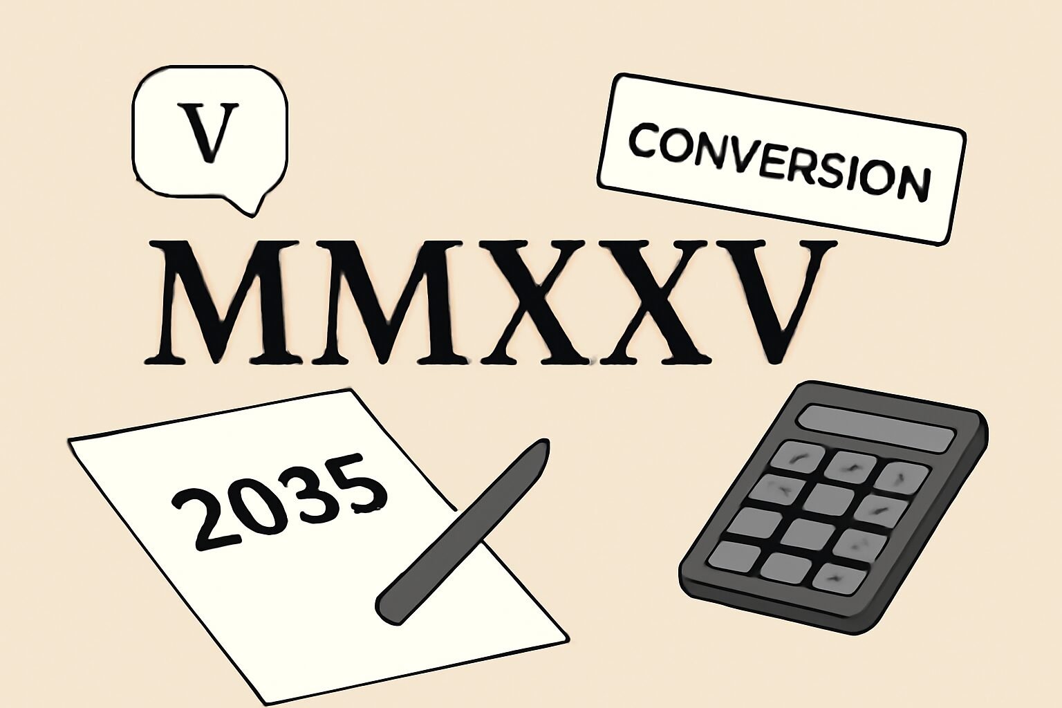 Roman Numerals: 2035