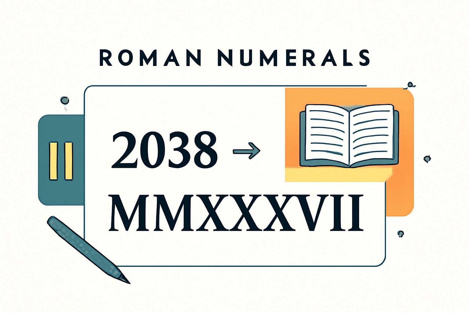 Roman Numerals: 2038