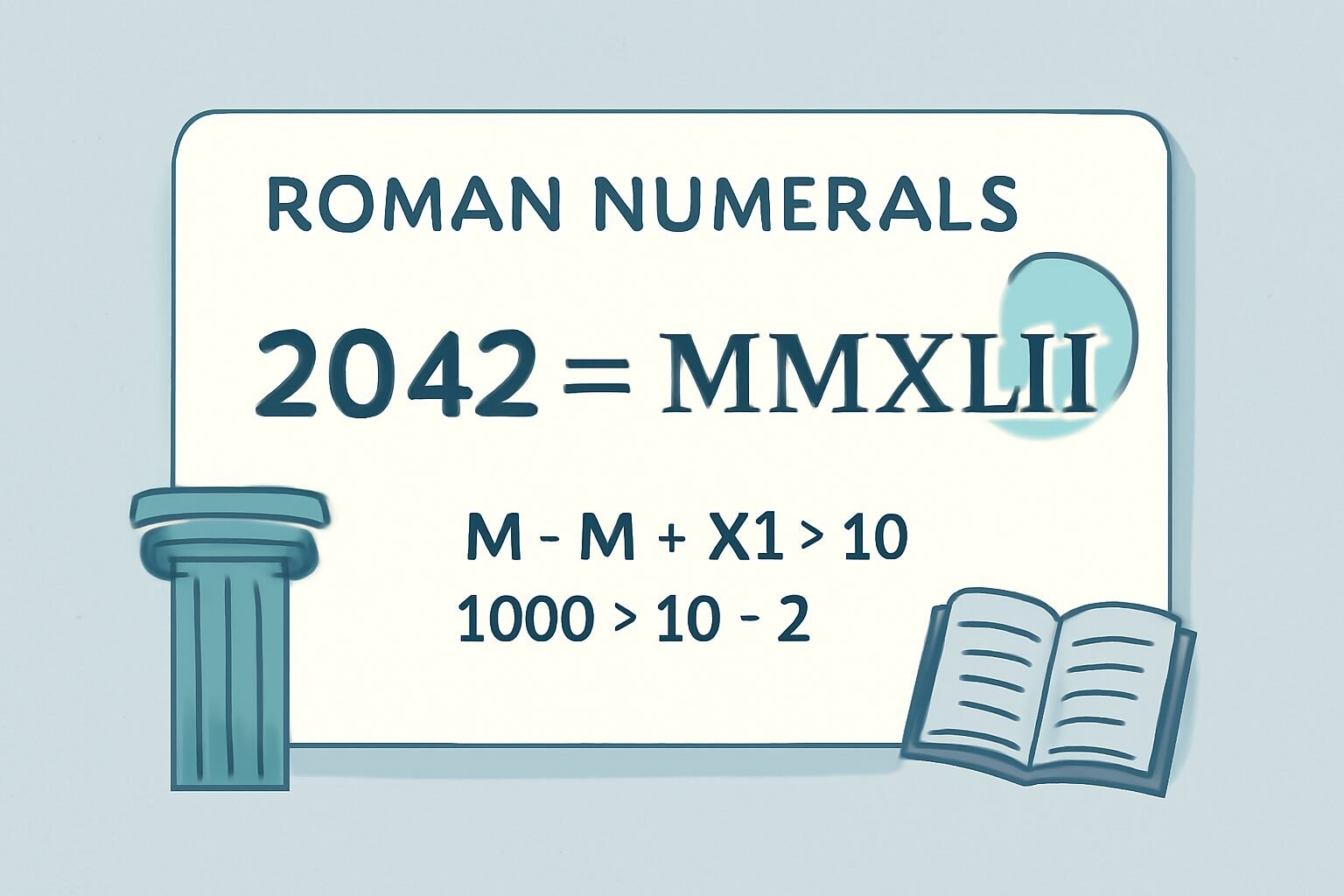 Roman Numerals: 2042