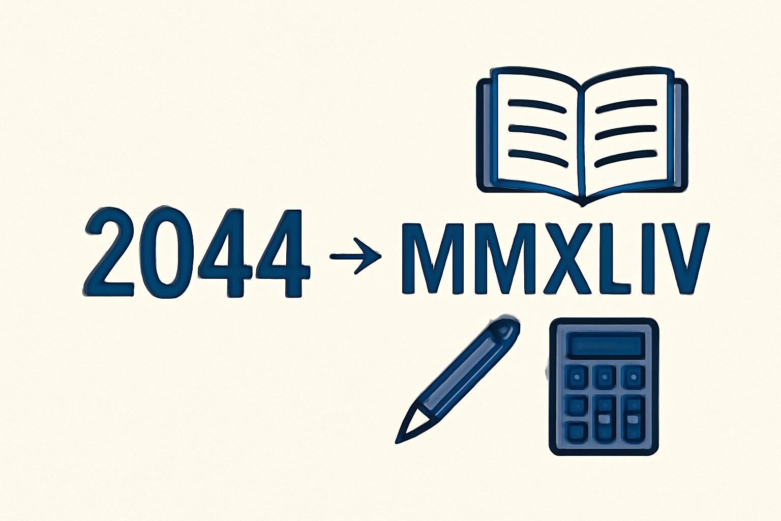 Roman Numerals: 2044