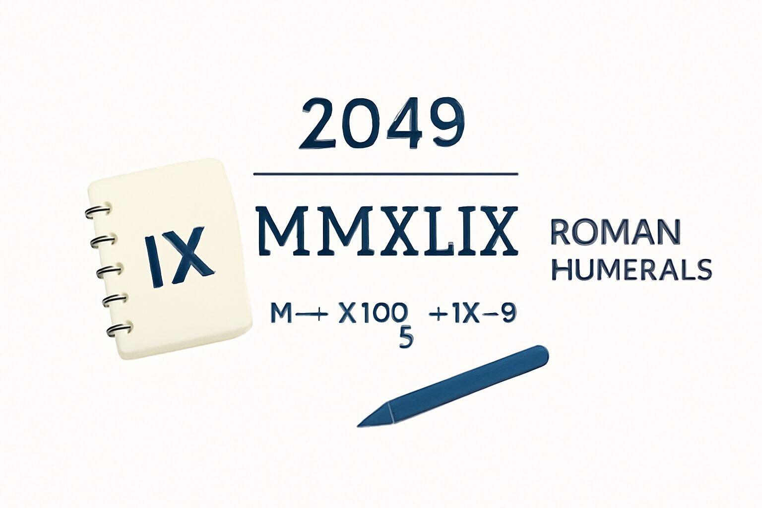 Roman Numerals: 2049