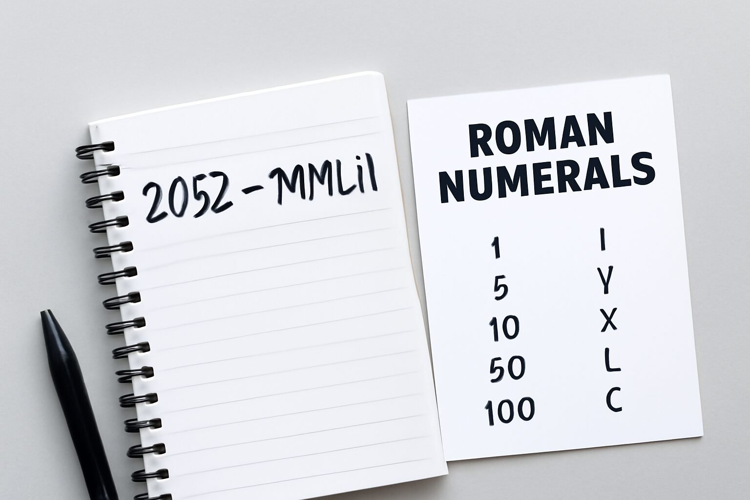 Roman Numerals: 2052
