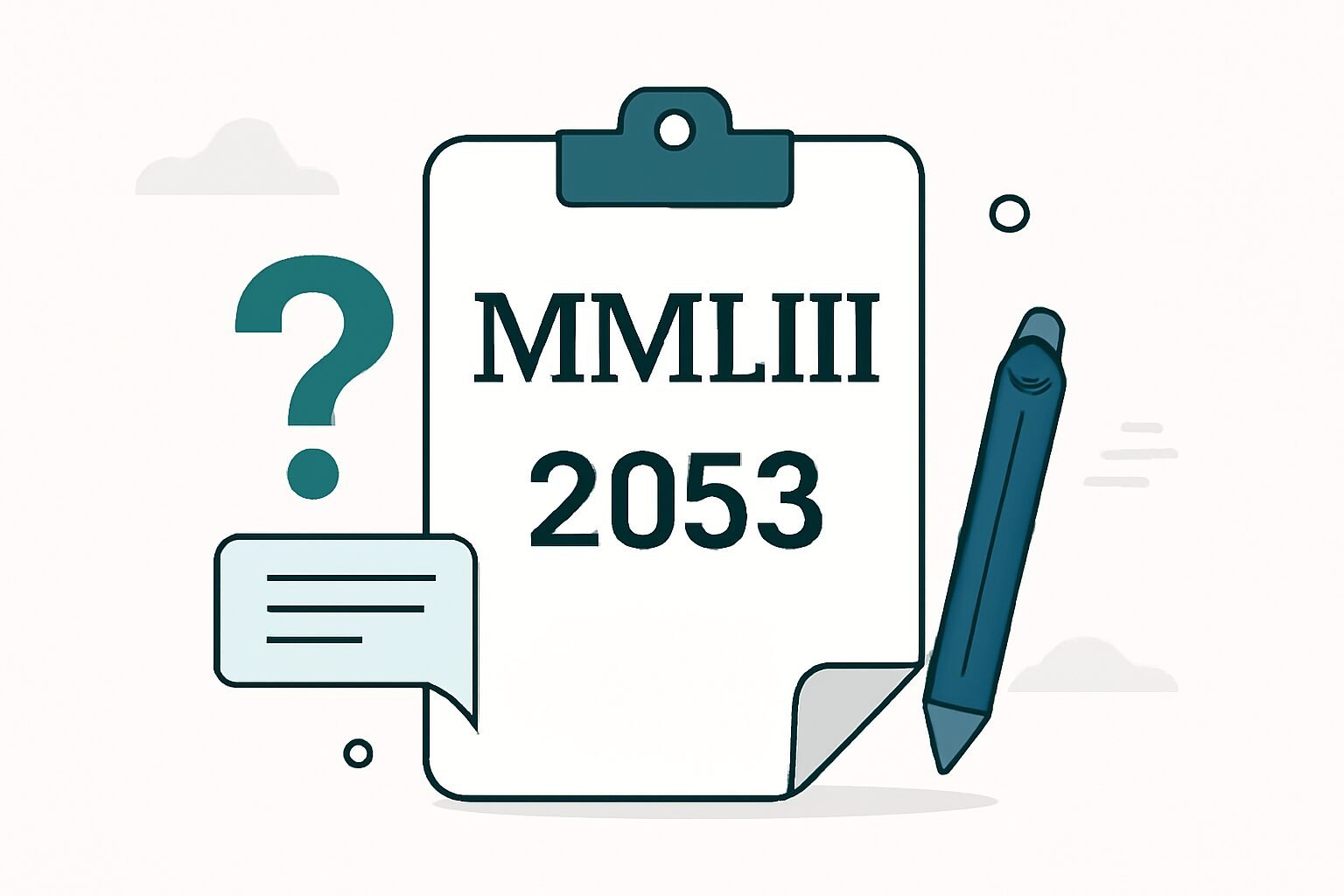 Roman Numerals: 2053